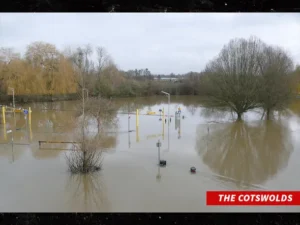 In England, Ellen Degeneres' new house was caught in a massive flood. She's experiencing deja vu.