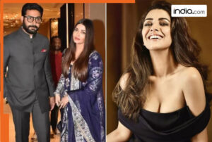 NEWS FLASH: Amid reports of Abhishek Bachchan's divorce from Aishwarya Rai Bachchan, Nimrat Kaur breaks the silence on dating rumors by stating, "I am pregnant with his child, I will do anything toView more