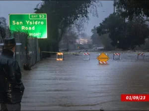 In England, Ellen Degeneres' new house was caught in a massive flood. She's experiencing deja vu.