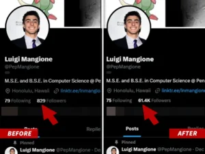 When Luigi Mangione is named in a CEO murder case, he gains thousands of followers.