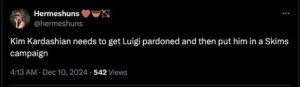 Kim Kardashian speaks out about fans pleading with her to assist her criminal justice work in the case of CEO shooter suspect Luigi Mangione: I've made the decision to simply View more